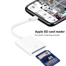 Load image into Gallery viewer, D-128 8 Pin Mobile Phone SD Card Reader, D-128