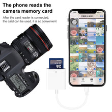 Load image into Gallery viewer, D-128 8 Pin Mobile Phone SD Card Reader, D-128