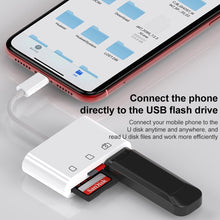 Load image into Gallery viewer, D-168 3 In 1 8 Pin OTG High-speed Card Reader, D-168