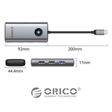 Load image into Gallery viewer, ORICO PW11-5P Type-C / USB-C 5-in-1 5Gbps Multifunction Docking Station, PW11-5P