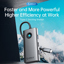 Load image into Gallery viewer, ORICO PW11-5P Type-C / USB-C 5-in-1 5Gbps Multifunction Docking Station, PW11-5P