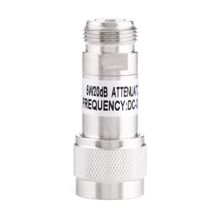 5W 20dBi N Female to N Male DC-13GHz Frequency Gain Attenuator, 20dBi