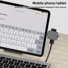 Load image into Gallery viewer, 4 in 1 8 Pin + USB-C / Type-C Male to USB 3.0 + USB Female OTG Card Reader
