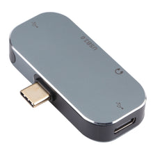 Load image into Gallery viewer, 4 in 1 USB-C / Type-C Male to USB-C / Type-C + 3.5mm AUX + USB 3.0 + USB Female Adapter, 3.5mm AUX + USB 3.0