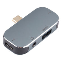 Load image into Gallery viewer, 4 in 1 USB-C / Type-C Male to USB-C / Type-C + 3.5mm AUX + USB 3.0 + USB Female Adapter, 3.5mm AUX + USB 3.0