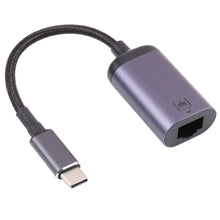 Load image into Gallery viewer, USB-C / Type-C Male to 100M RJ45 Female Adapter Cable, 100M RJ45 Female Cable
