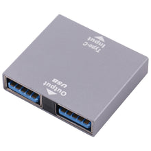 Load image into Gallery viewer, USB-C / Type-C Female to USB Female 1 to 2 Converter, Type-C Female to USB Female