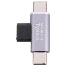 Load image into Gallery viewer, USB-C / Type-C Female to USB-C / Type-C Male + USB-C / Type-C Male Converter, Type-C Female to Type-C Male