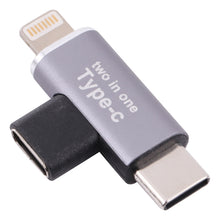 Load image into Gallery viewer, USB-C / Type-C Female to 8 Pin Male + USB-C / Type-C Male Converter