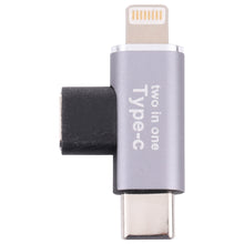 Load image into Gallery viewer, USB-C / Type-C Female to 8 Pin Male + USB-C / Type-C Male Converter