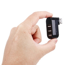 Load image into Gallery viewer, 180 Degree Rotation USB Head 3 Ports USB 2.0 Portable HUB