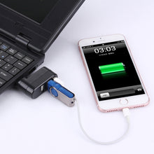 Load image into Gallery viewer, 180 Degree Rotation USB Head 3 Ports USB 2.0 Portable HUB