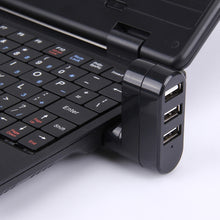 Load image into Gallery viewer, 180 Degree Rotation USB Head 3 Ports USB 2.0 Portable HUB