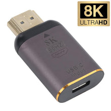 Load image into Gallery viewer, 8K 60Hz USB-C / Type-C Female to HDMI Male Adapter, Type-C Female to HDMI Male