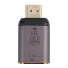 Load image into Gallery viewer, 8K 60Hz USB-C / Type-C Female to HDMI Male Adapter, Type-C Female to HDMI Male