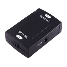 Load image into Gallery viewer, Optical Toslink Input to Coaxial RCA Output Digital Audio Converter Adapter, Optical Toslink Input
