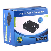 Load image into Gallery viewer, Coaxial RCA Input to Optical Toslink Output Digital Audio Converter Adapter, Coaxial RCA Input