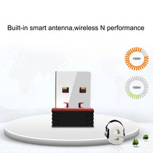 Load image into Gallery viewer, RTL8188 150Mbps 2.4GHz USB 2.0 WiFi Adapter External Network Card
