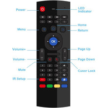 Load image into Gallery viewer, MX3 Voice Version 2.4GHz Fly Air Mouse Wireless Keyboard Remote Control with Gyroscope