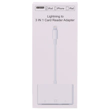 Load image into Gallery viewer, NK-1011 3 in 1 CF Card / TF Card / SD Card Reader For 8 Pin Devices