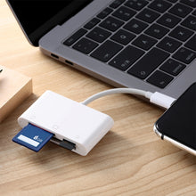 Load image into Gallery viewer, NK-1011 3 in 1 CF Card / TF Card / SD Card Reader For 8 Pin Devices