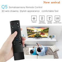 Load image into Gallery viewer, Q5 Voice Foreign Version USB 2.4G Wireless Voice Flying Mouse Remote Control, Support Set-Top Box / Computer, Voice