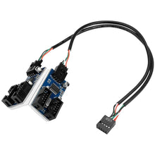Load image into Gallery viewer, Rocketek HC427 9 Pin USB2.0 HUB Adapter One-to-Four Splitter Circuit Board, One-to-Four