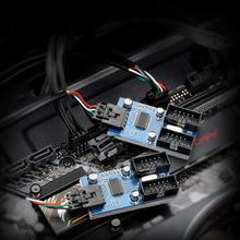 Load image into Gallery viewer, Rocketek HC427 9 Pin USB2.0 HUB Adapter One-to-Four Splitter Circuit Board, One-to-Four