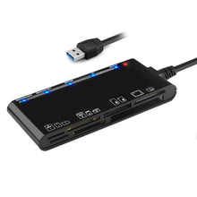 Load image into Gallery viewer, Rocketek CR7 USB3.0 Multi-function Card Reader CF / XD / MS / SD / TF Card 7 in 1, USB3.0