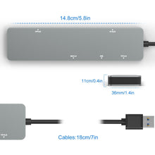Load image into Gallery viewer, Rocketek CR308 USB3.0 Multi-function Card Reader CF / CFast / SD / MS / TF Card 5 in 1