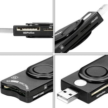 Load image into Gallery viewer, Rocketek SCR10 USB2.0 Smart Card / SD / TF / M2 / MS / SIM Card Reader, SCR10