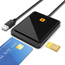 Load image into Gallery viewer, Rocketek CR317 USB 2.0 SIM  / ID / CAC Smart Card 2 in 1 Card Reader