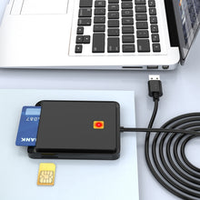 Load image into Gallery viewer, Rocketek CR317 USB 2.0 SIM  / ID / CAC Smart Card 2 in 1 Card Reader