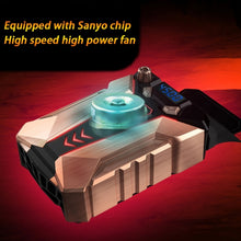 Load image into Gallery viewer, Ice Troll 7 COOLCOLD Portable Laptop Notebook Fan Turbo Radiator Ultra Silent Cooling Fan, AC 220V(Bronze)