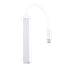Load image into Gallery viewer, 5 in 1 USB-C / Type-C 3.1 to SD / TF Card Slot + 3 USB 3.0 Ports Multifunctional Docking Station HUB, USB-C / Type-C 3.1