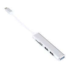 Load image into Gallery viewer, 5 in 1 USB-C / Type-C 3.1 to SD / TF Card Slot + 3 USB 3.0 Ports Multifunctional Docking Station HUB, USB-C / Type-C 3.1