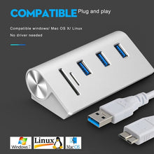 Load image into Gallery viewer, Rocketek HUB-3PC2 High Speed USB 3.0 Splitter HUB Adapter