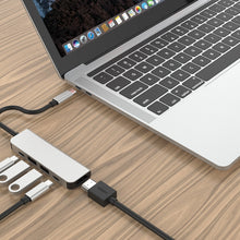 Load image into Gallery viewer, 5 in 1 HDMI + USB x 2 + PD x 2 to USB-C / Type-C HUB Adapter, HDMI + USB x 2 + PD x 2