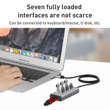 Load image into Gallery viewer, 8108 7 Ports USB 3.0 to USB 3.0 HUB, Cable Length: 80cm, 8108
