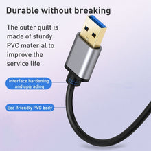 Load image into Gallery viewer, 8108 7 Ports USB 3.0 to USB 3.0 HUB, Cable Length: 80cm, 8108