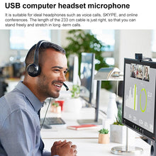 Load image into Gallery viewer, Logitech H390 USB Wired Headset Stereo Headphones with Noise-Cancelling Microphone