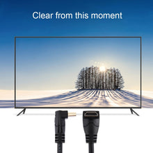 Load image into Gallery viewer, 60cm 4K x 2K HDMI 2.0 Version High Speed 270 Degree Right Angle HDMI Male to 270 Degree Right Angle HDMI Male Cable with Ethernet, Right Angle, Length: 60cm
