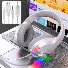 Load image into Gallery viewer, YINDIAO Q2 Head-mounted Wired Gaming Headset with Microphone, Version: Dual 3.5mm + USB, Q2 Dual 3.5mm + USB(Black), Q2 Dual 3.5mm + USB(Pink), Q2 Dual 3.5mm + USB(White)