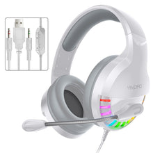 Load image into Gallery viewer, YINDIAO Q2 Head-mounted Wired Gaming Headset with Microphone, Version: Dual 3.5mm + USB, Q2 Dual 3.5mm + USB(Black), Q2 Dual 3.5mm + USB(Pink), Q2 Dual 3.5mm + USB(White)