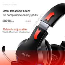 Load image into Gallery viewer, YINDIAO Q2 Head-mounted Wired Gaming Headset with Microphone, Version: Dual 3.5mm + USB, Q2 Dual 3.5mm + USB(Black), Q2 Dual 3.5mm + USB(Pink), Q2 Dual 3.5mm + USB(White)