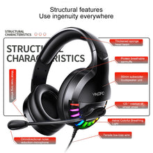 Load image into Gallery viewer, YINDIAO Q2 Head-mounted Wired Gaming Headset with Microphone, Version: Dual 3.5mm + USB, Q2 Dual 3.5mm + USB(Black), Q2 Dual 3.5mm + USB(Pink), Q2 Dual 3.5mm + USB(White)