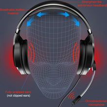 Load image into Gallery viewer, YINDIAO Q2 Head-mounted Wired Gaming Headset with Microphone, Version: Single USB Sound Card, Q2 Single USB Sound Card(Black), Q2 Single USB Sound Card(White)