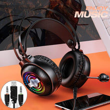 Load image into Gallery viewer, YINDIAO Q4 Head-mounted Wired Gaming Headset with Microphone, Version: Dual 3.5mm + USB, Q4 (Black), Q4 (White)