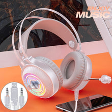 Load image into Gallery viewer, YINDIAO Q4 Head-mounted Wired Gaming Headset with Microphone, Version: Dual 3.5mm + USB, Q4 (Black), Q4 (White)