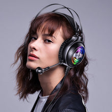 Load image into Gallery viewer, YINDIAO Q4 Head-mounted Wired Gaming Headset with Microphone, Version: Dual 3.5mm + USB, Q4 (Black), Q4 (White)
